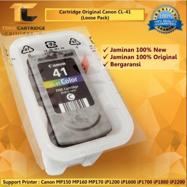 Cartridge Original Canon PG830 CL831 830 831 Black iP1980 IP1880 MP198 MP1300