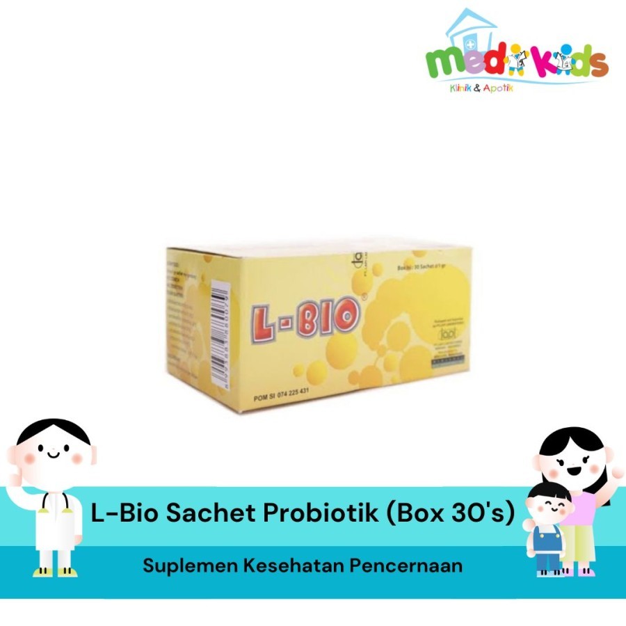 L- Bio obat pencernaan Anak Sachet - Box