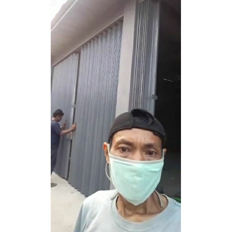 Rolling door folding gate pintu toko pintu ruko pintu sekat pintu pengaman pintu geser pintu dorong 