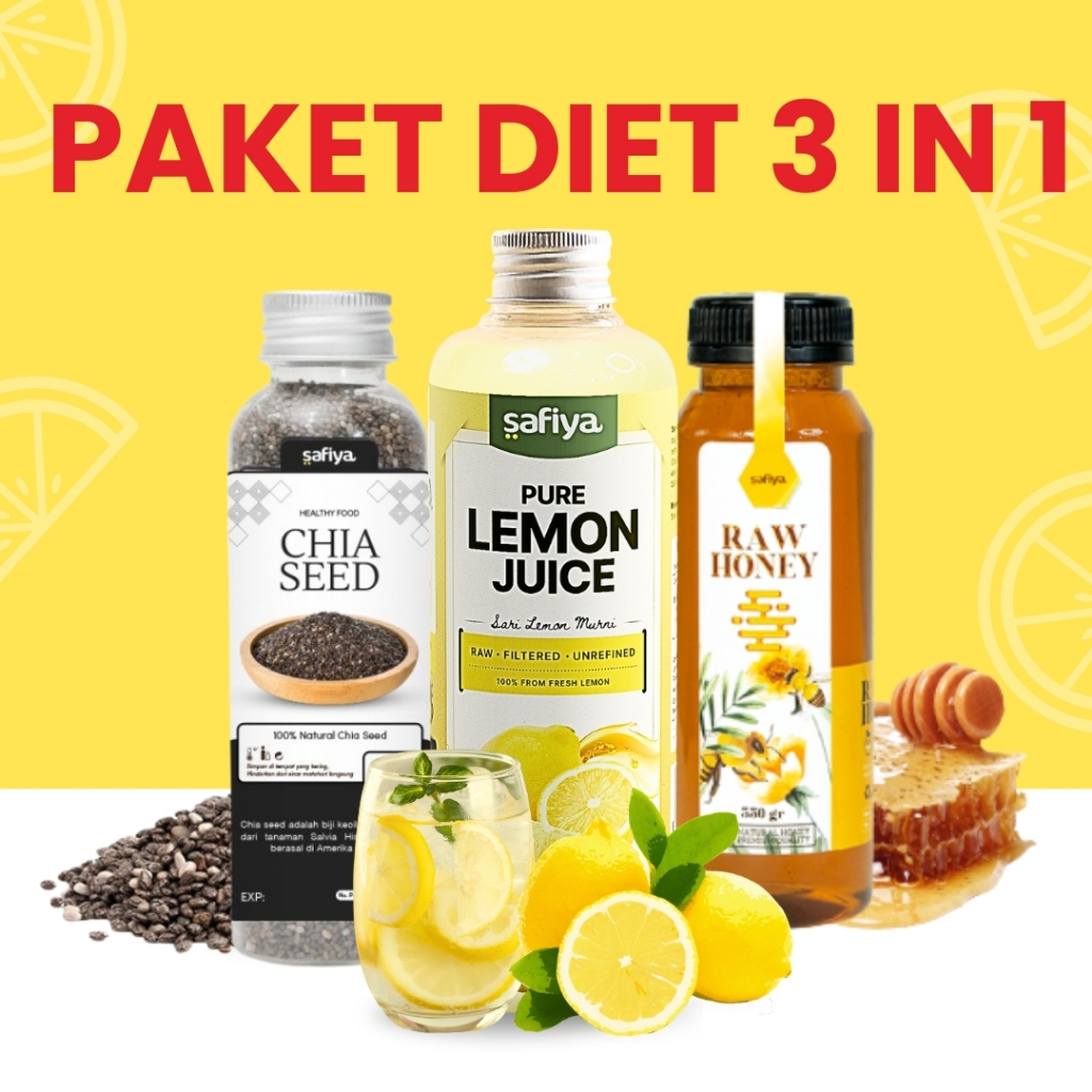 

Paket Detoks Diet Lengkap - Sari Lemon 250 ml - Madu Asli 350 gr - Chiaseed 70 gr