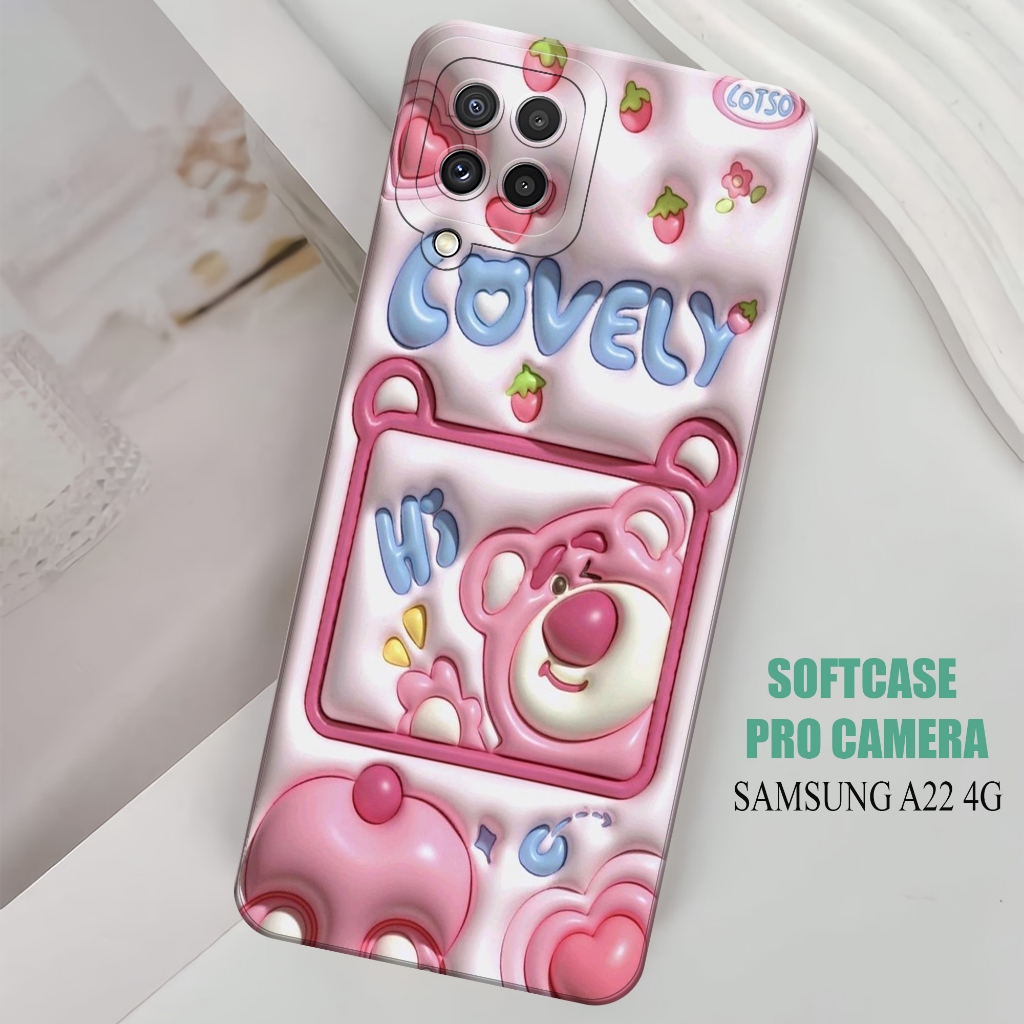 Case SAMSUNG  A22 4G - SAMSUNG  A22 4G  Terbaru - Softcase  SAMSUNG  A22 4G  - Softcase Pro Camera -