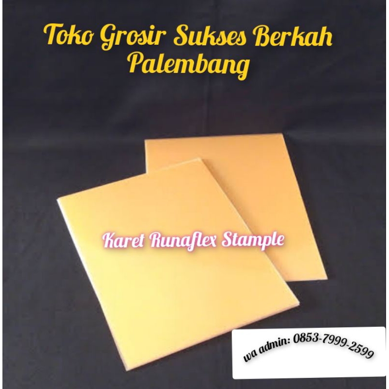 Karet Stempel Runaflek/ Bahan Stempel Runaflek