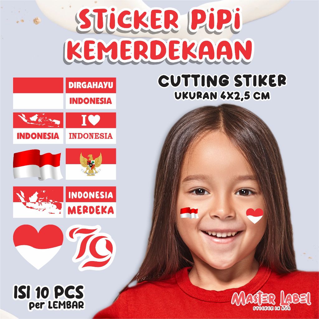 

STICKER MERAH PUTIH / STICKER PIPI / STICKER BENDERA MERAH PUTIH / STICKER BENDERA INDONESIA