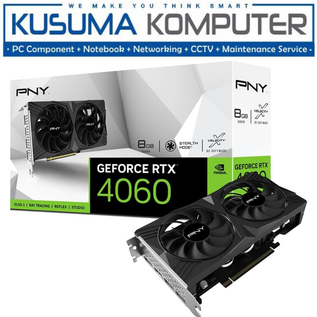 PNY GeForce RTX 4060 8GB GDDR6 VERTO Dual Fan