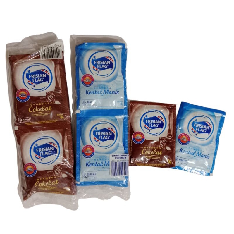 

SKM Frisian Flag sachet 38 gram Putih / Coklat