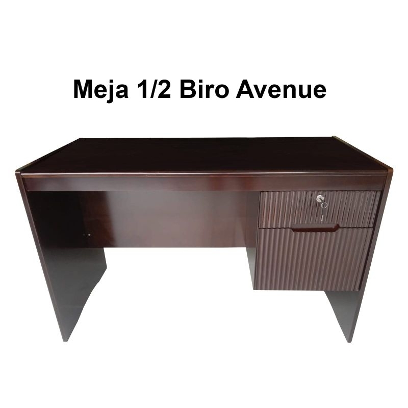 Meja Kantor - Meja Tulis Kayu 1/2 Biro Avenue