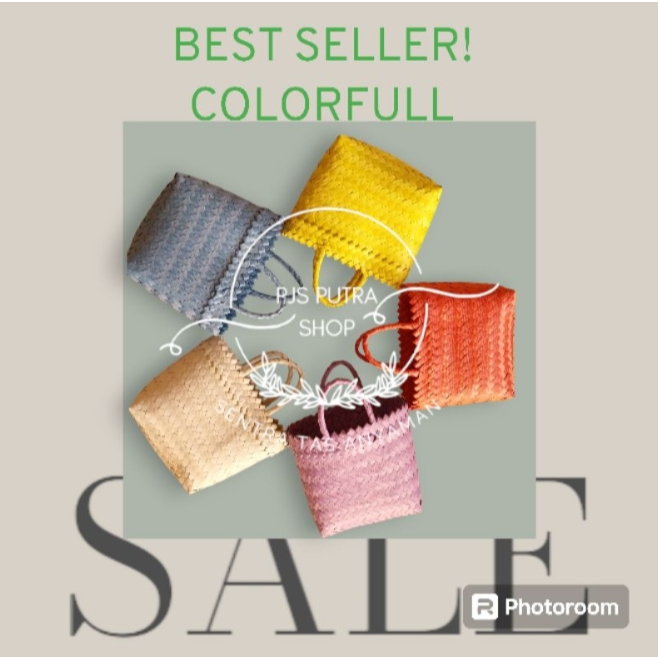 

tas anyaman 17x7x17cm / tas souvenir / tas hajatan