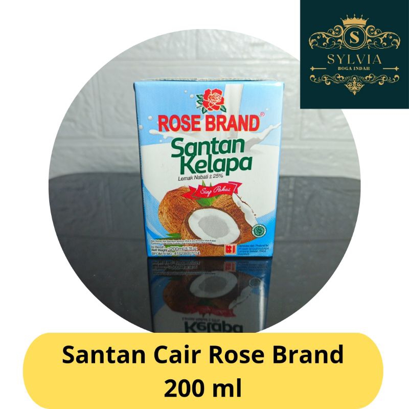 

Santan Cair Rose Brand Siap Pakai 200 ml