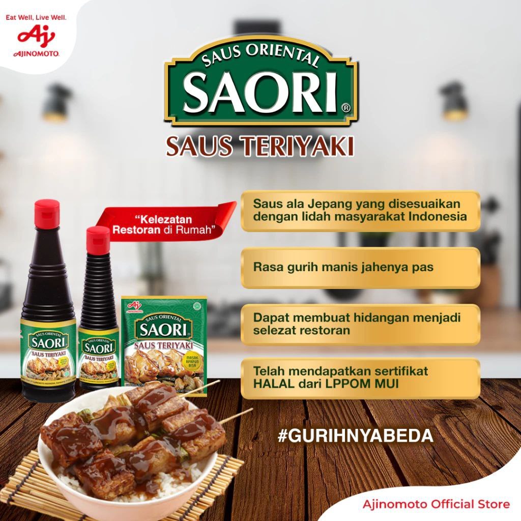 

PROMO SAORI SAUS TIRAM 270ML TERIYAKY ORIENTAL BOTOL