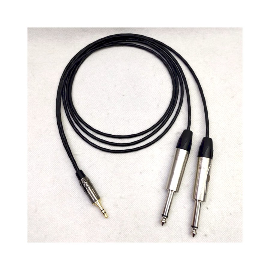 Kabel Audio Mixer Jack 3.5mm Hp To Dual 6.5mm Tv Speaker Laptop