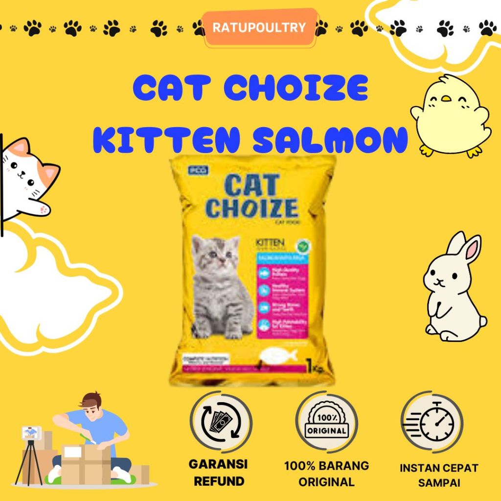 Cat Choize Kitten Salmon 1Kg CAT CHOIZE KUNING