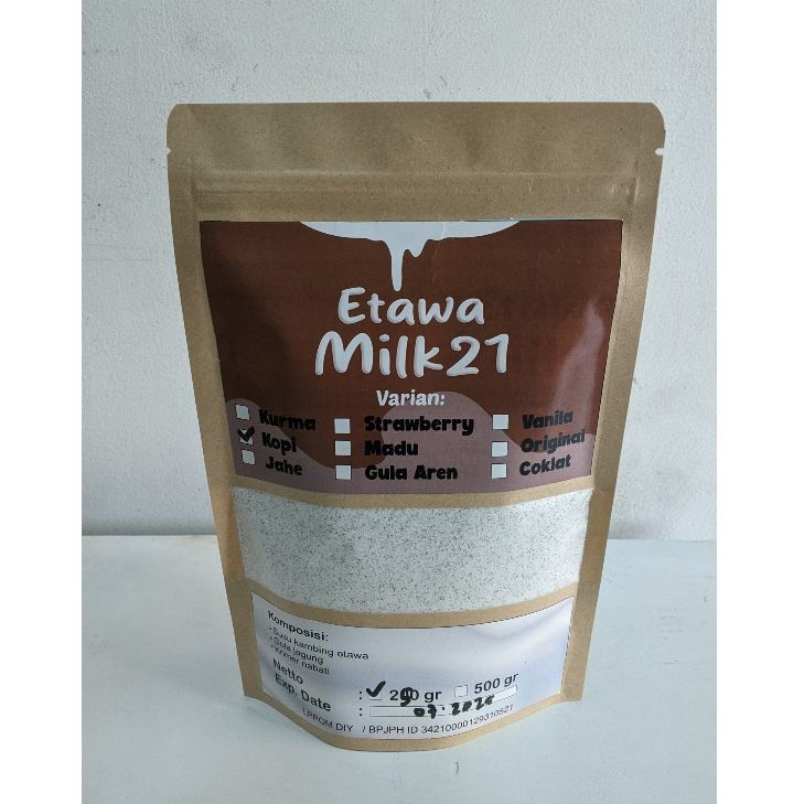 

Susu Kambing Etawa Bubuk Rasa Kopi