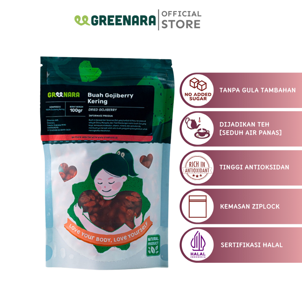 

Greenara - Gojiberry Kering 100gr