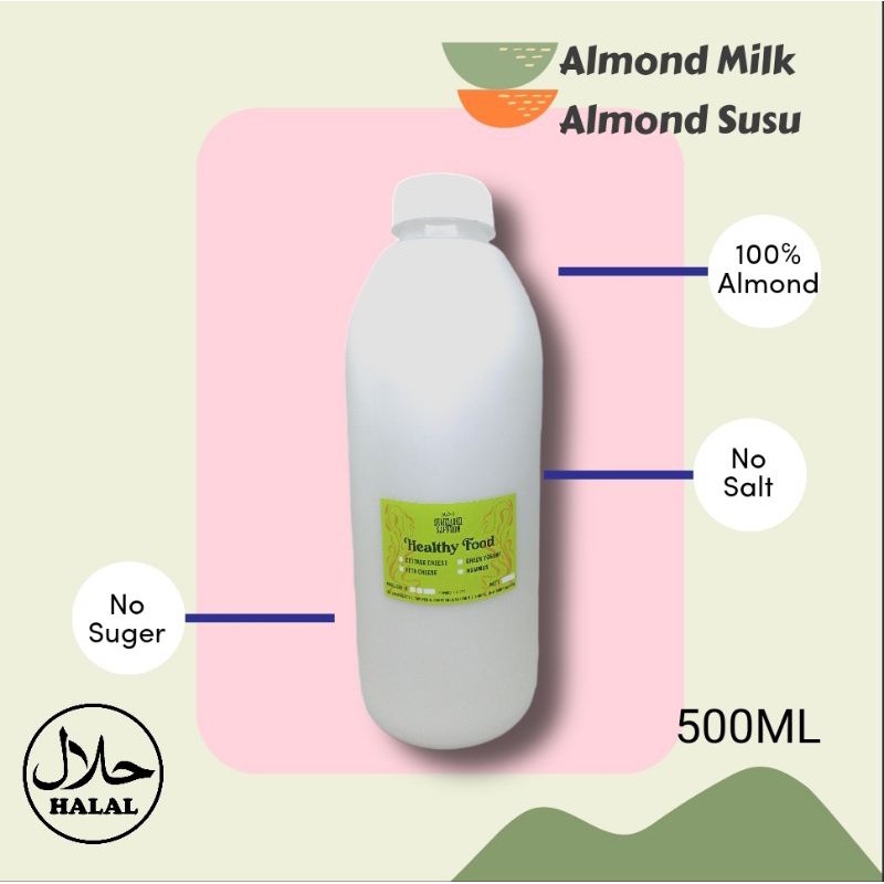 

Almond Milk 1Liter / Susu Almond 1Liter No suger/No Salt