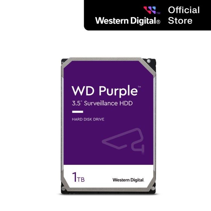 WD Purple For CCTV 1TB 2TB 4TB HDD Harddisk HDD