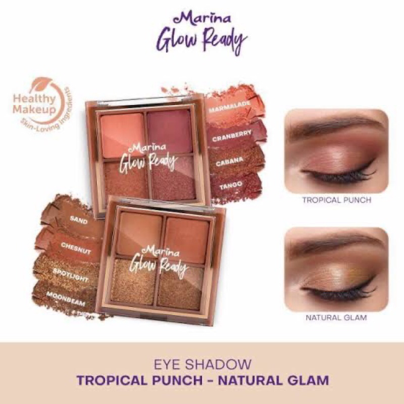 MARINA GLOW READY COMPACT EYESHADOW PALETTE
