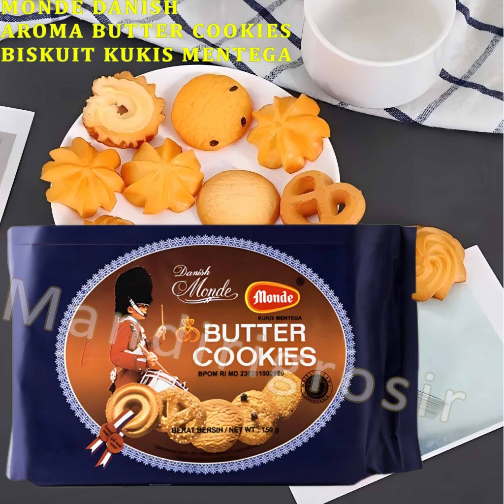 

Biskuit Kukis Mentega * Monde Danish * Biskuit Aroma Butter Cookies * 150gr