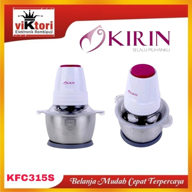 CHOPPER KIRIN KFC315S / FOOD CHOPPER KIRIN STAINLESS