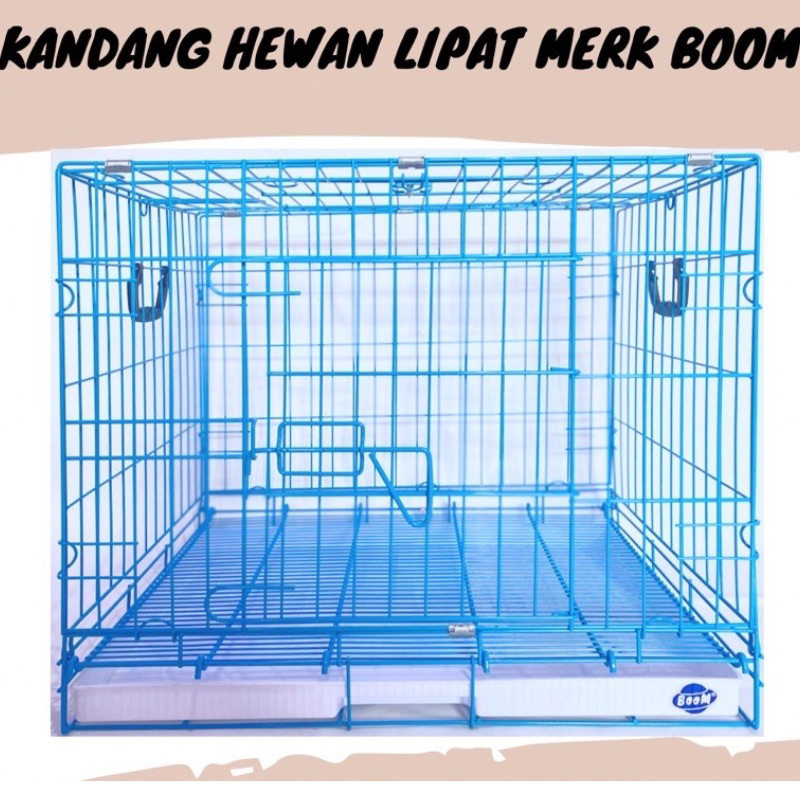 KANDANG KUCING PREMIUM MERK BOOM UKURAN 60x44x51 | KANDANG KUCING | KANDANG ANJING | KANDANG KELINCI