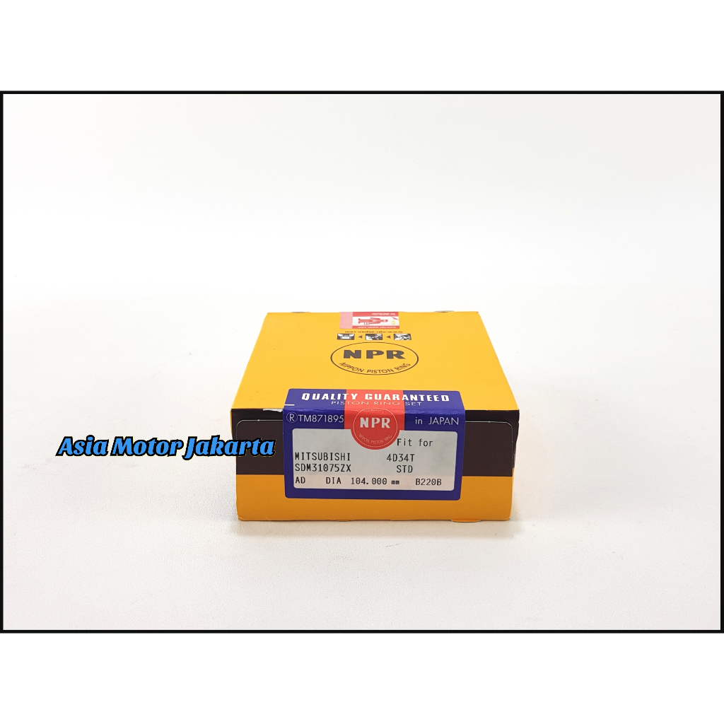 Ring Seher - Ring Piston Npr Japan - Truck Mitsubishi 4D34T - Canter PS110