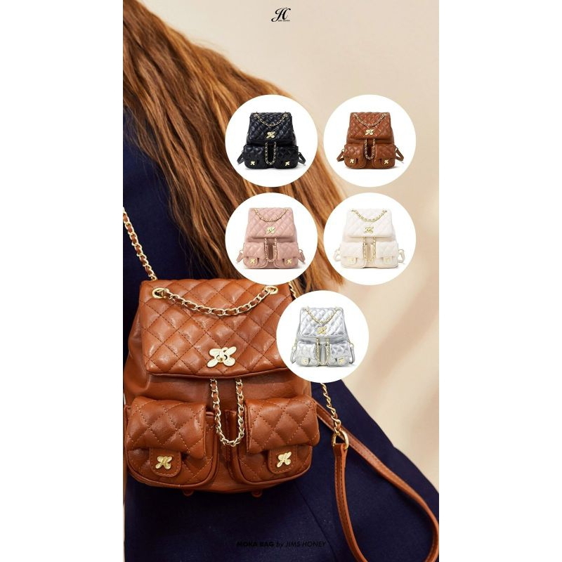 MOKA BAGPACK JIMS HONEY /#TAS GENDONG MINIMALIS /#TAS GENDONG WANITA