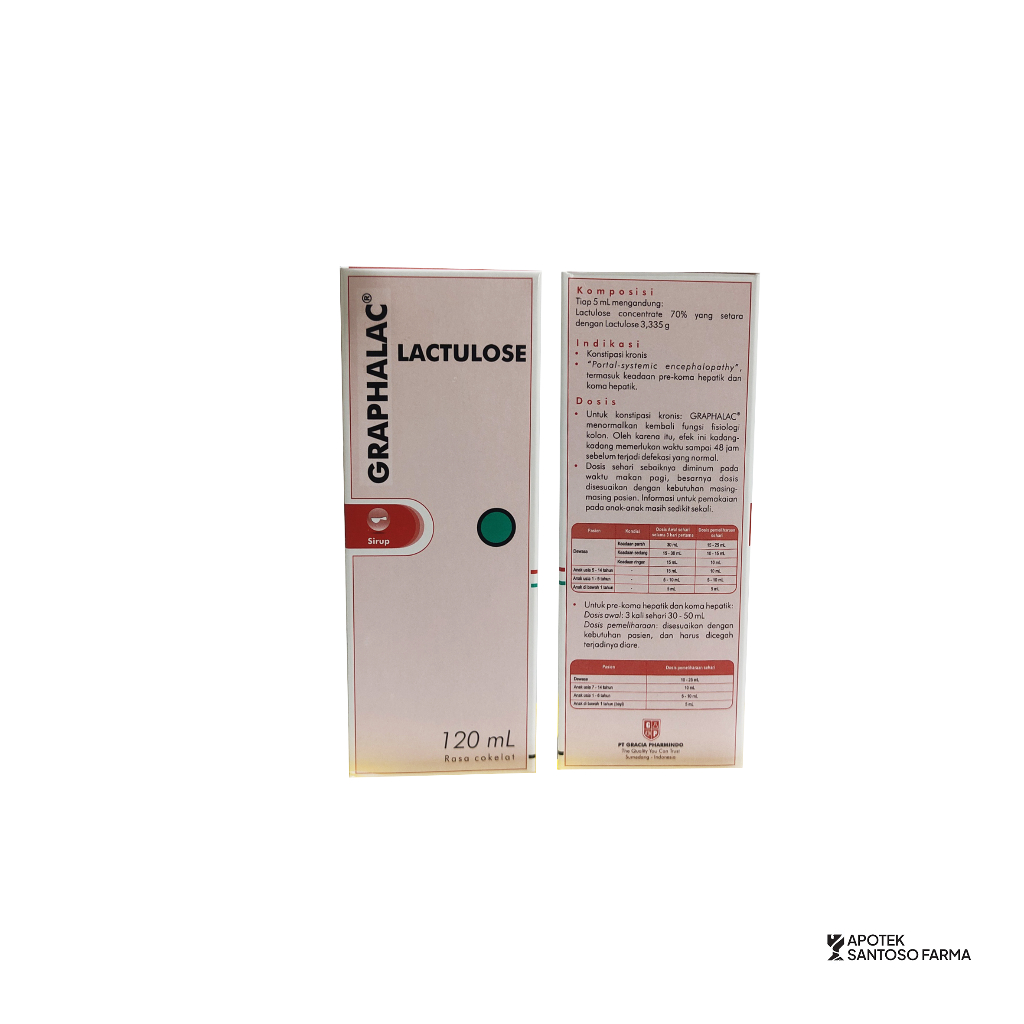 Graphalac Syrup 120 ml Rasa Coklat
