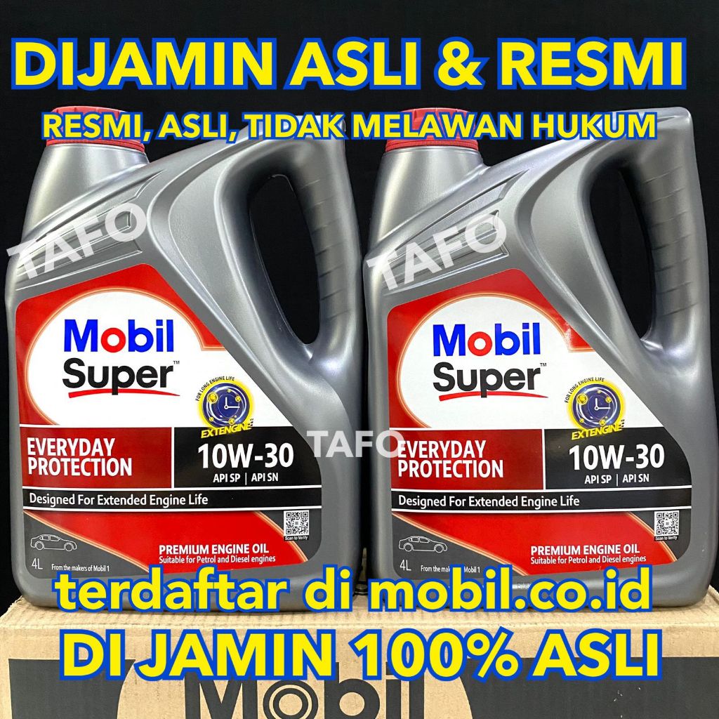 OLI MOBIL SUPER 10w-30 / MOBIL SUPER EVERYDAY PROTECTION 10w30 / OLI MOBIL SUPER 10w 30