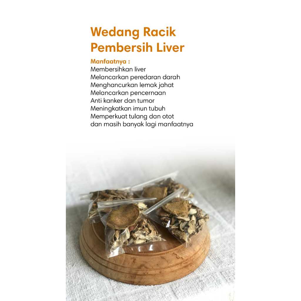 

Wedang Racik Liver Isi 10 pcs - Wedang Liver JSR