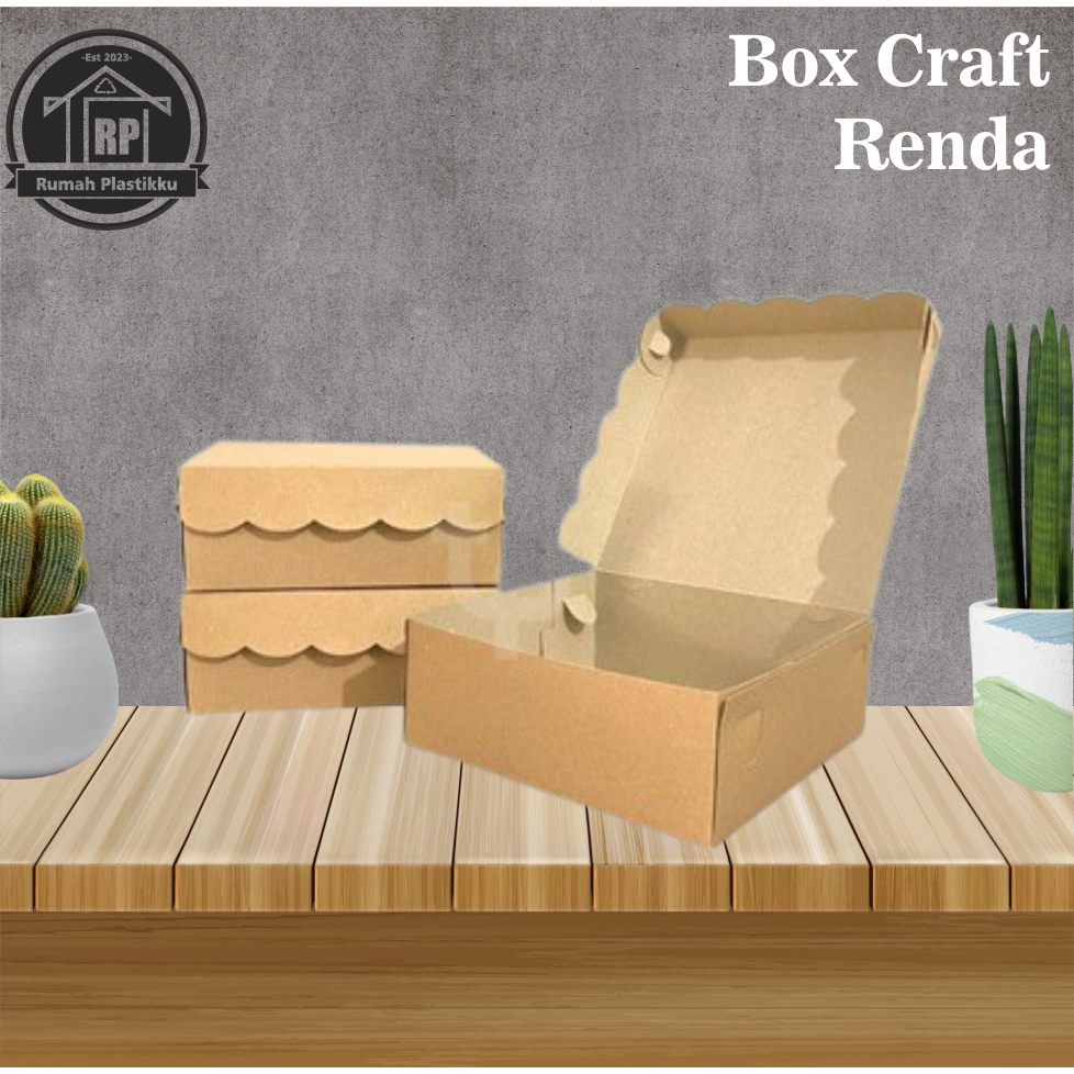 

[10pcs] Paper Box Snack / Dus Kotak Kue / Ukuran R3, R5, R8