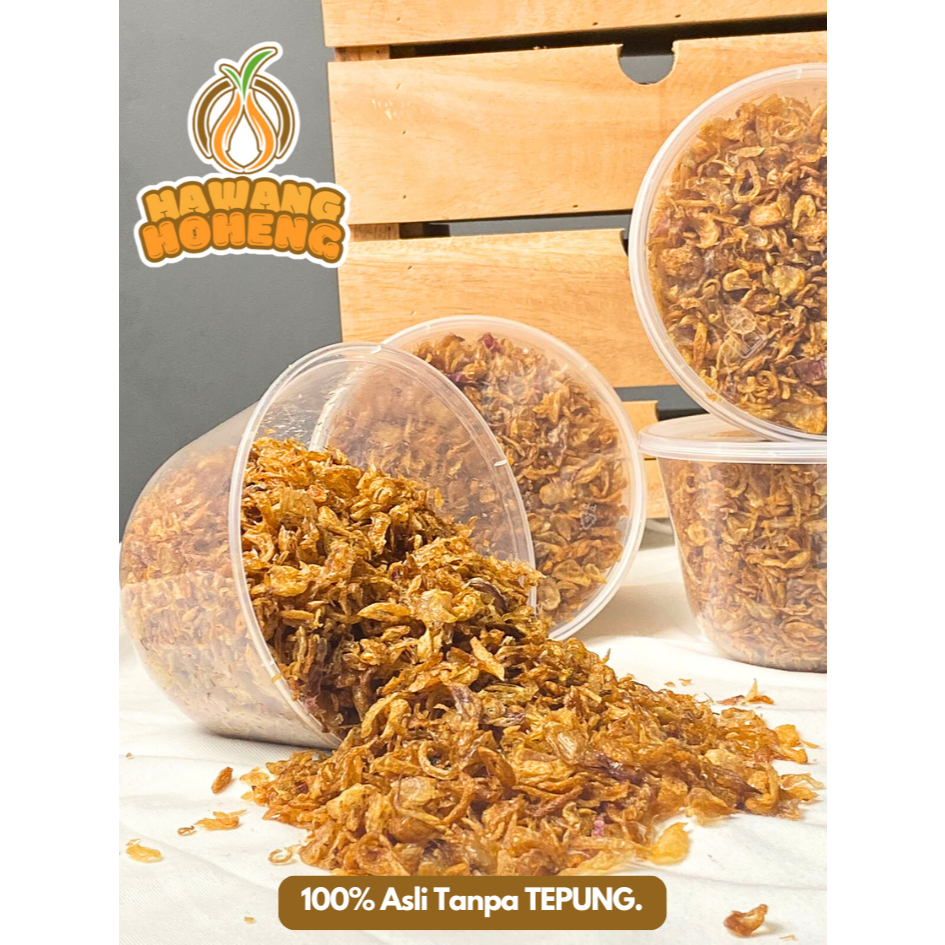 

[Bundling] 2 Toples Bawang Goreng Murni Asli 100% Tanpa Campuran Tepung Jaminan Nagih Krispi BAGOR Grade A++
