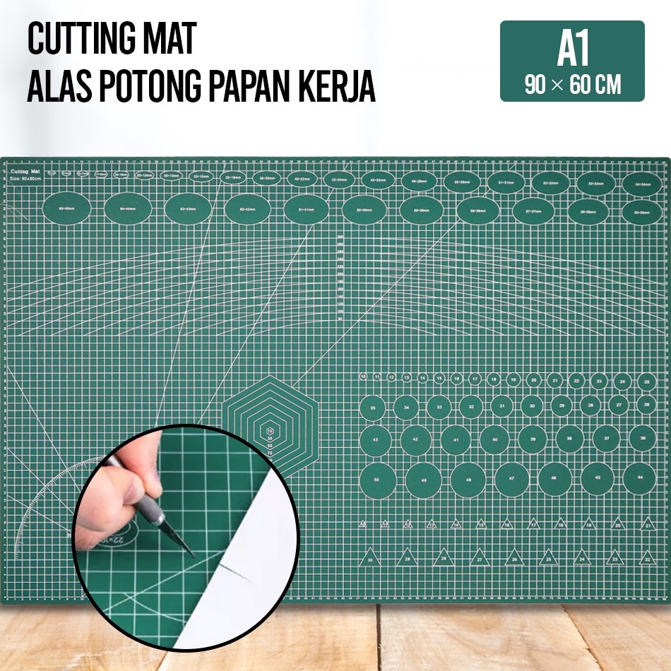 

KODE A57T Working Pad Cutting Mat A1 Alas Potong Papan Kerja A1 9 x 6 cm