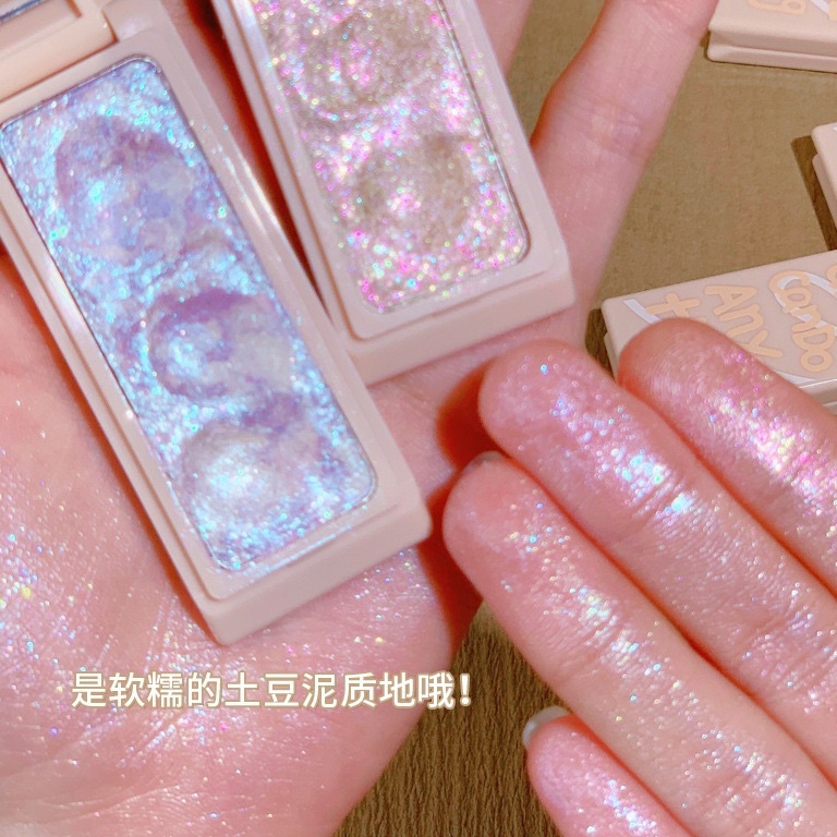 

KODE V18E XiXi Highlighter glitter Pallette Waterproof Glitter Highlighter Powder Make up