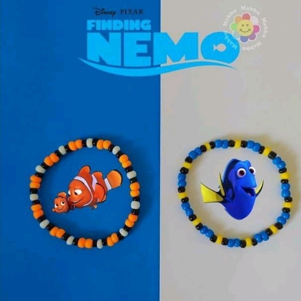 Bracelet Finding Nemo /Gelang Kartun / Beaded/Gelang Manik/BTS