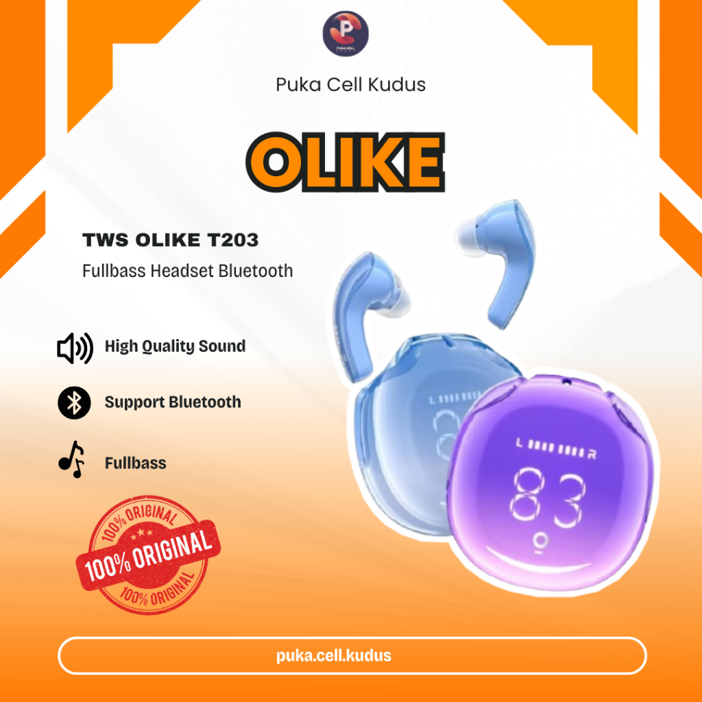 TWS OLIKE T203 Headset Bluetooth ORIGINAL