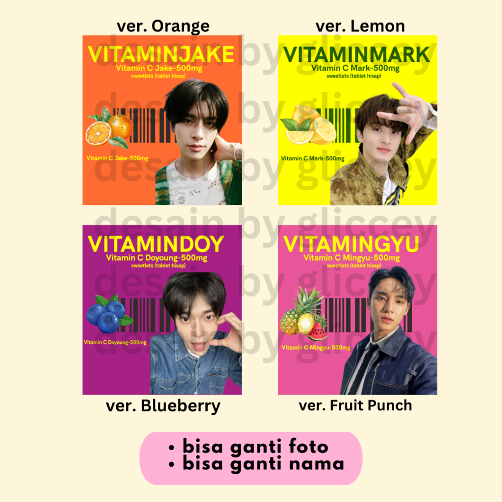 

stiker vitacimin freebies konser noraebang event kpop thai indo