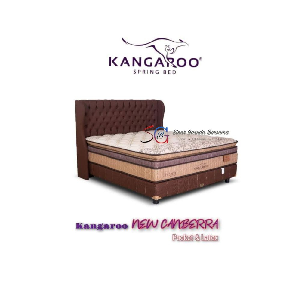 KANGAROO SPRING BED TYPE CANBERRA / KASUR TIDUR SPRING BED TINGGI 40 CM