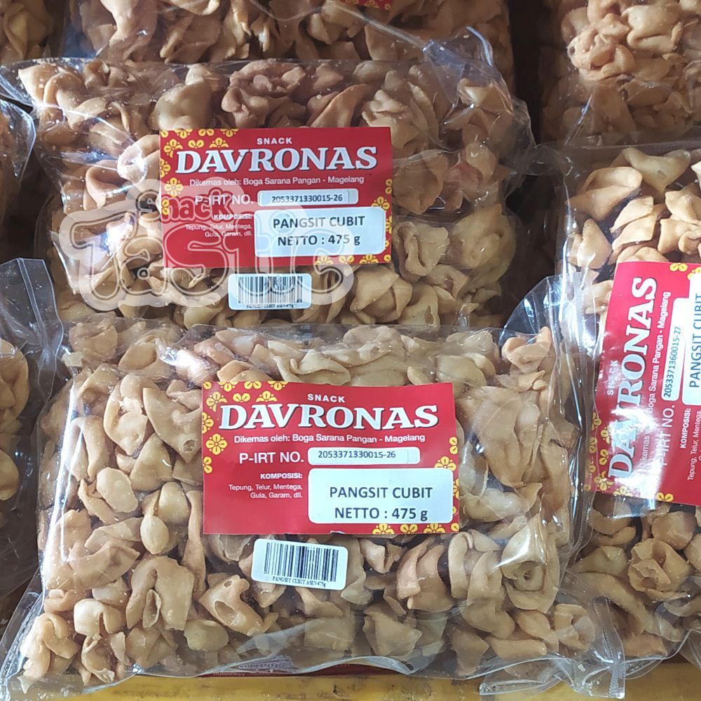 

PANGSIT CUBIT ASIN 475GR DAVRONAS / camilan dan oleh-oleh khas Magelang, Jogja, Purworejo, Wonosobo
