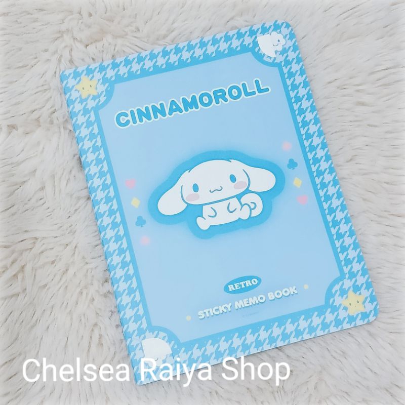 

Sanrio Cinnamoroll Retro Sticky Memo Book 13 Motif Buku Kumpulan Kertas Bergambar Cinamorol Cinamoroll Cinnamonroll Kawaii