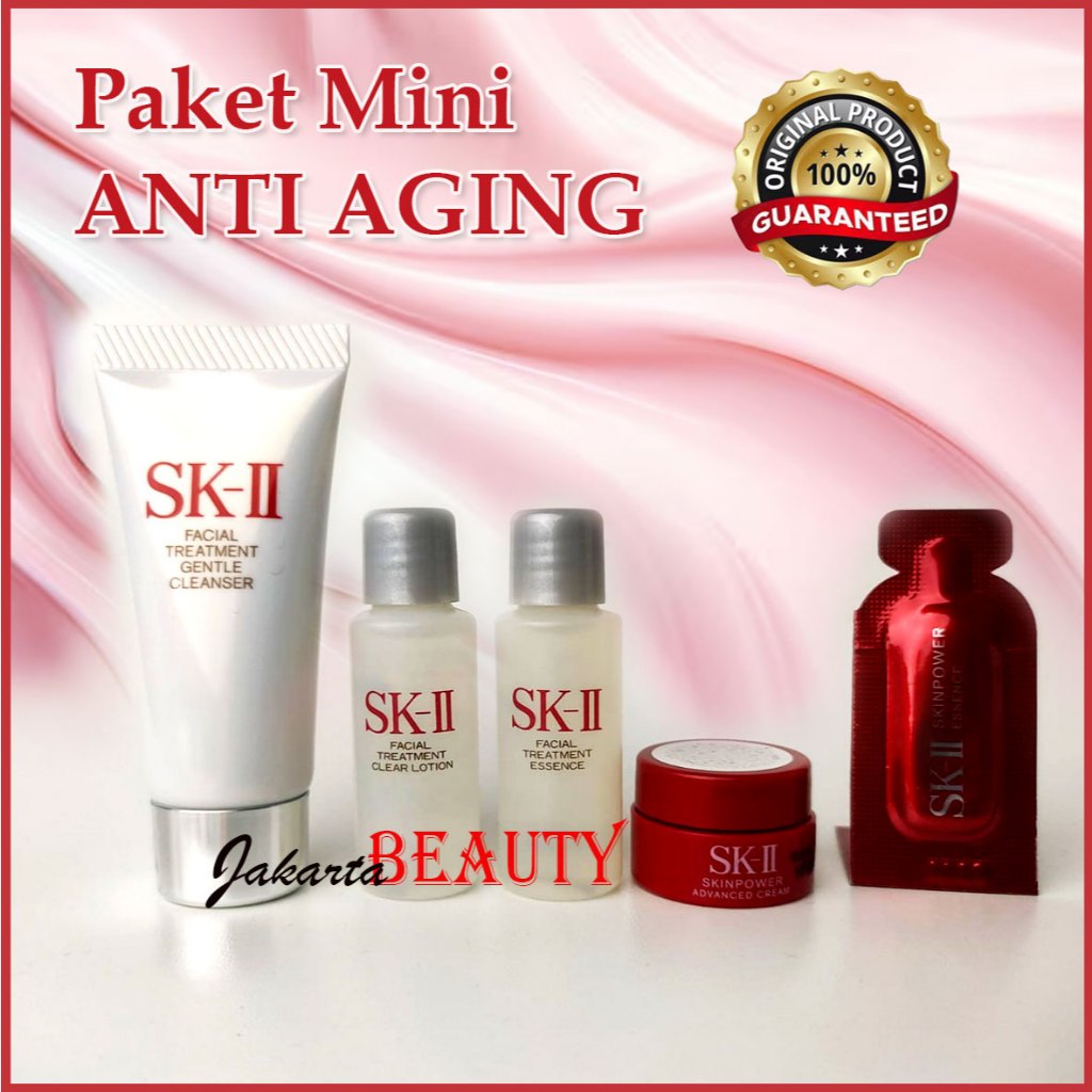 SK-II SK II SKII paket pemula anti aging & eye cream/atasi kerutan/kencang