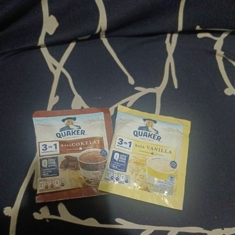 

Quaker Oat 3 in 1 sachet