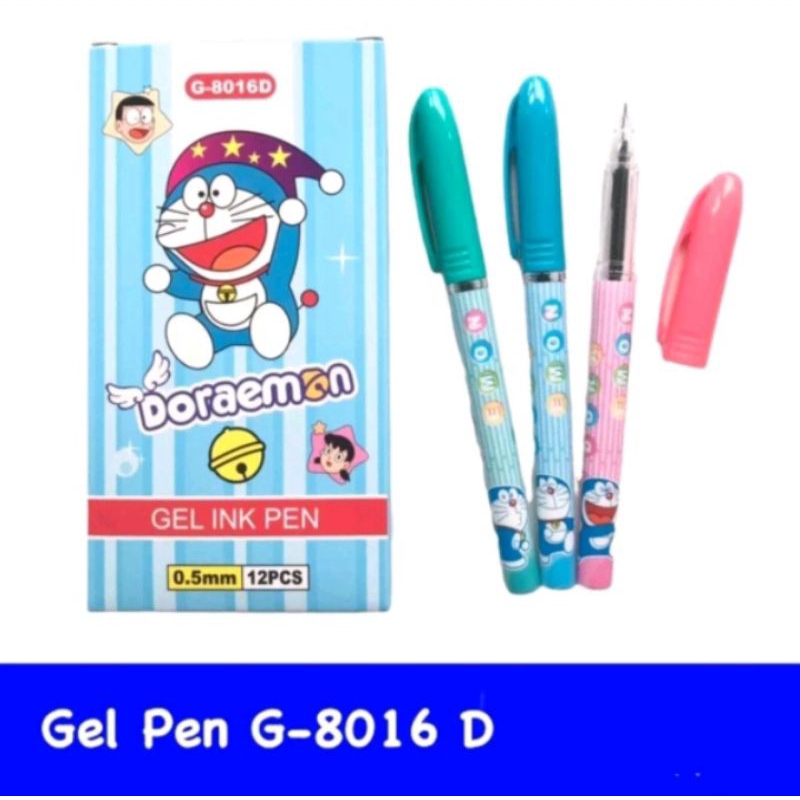

CAUQILA | Pensil Gel Pen 8016 MOTIF KUCING Doraemon dan 8028 Cinnamoroll