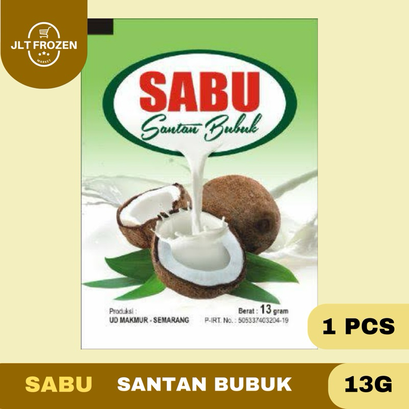 

Sabu Santan Bubuk Santan Powder / Coconut Powder Sachet 1PCS 13g