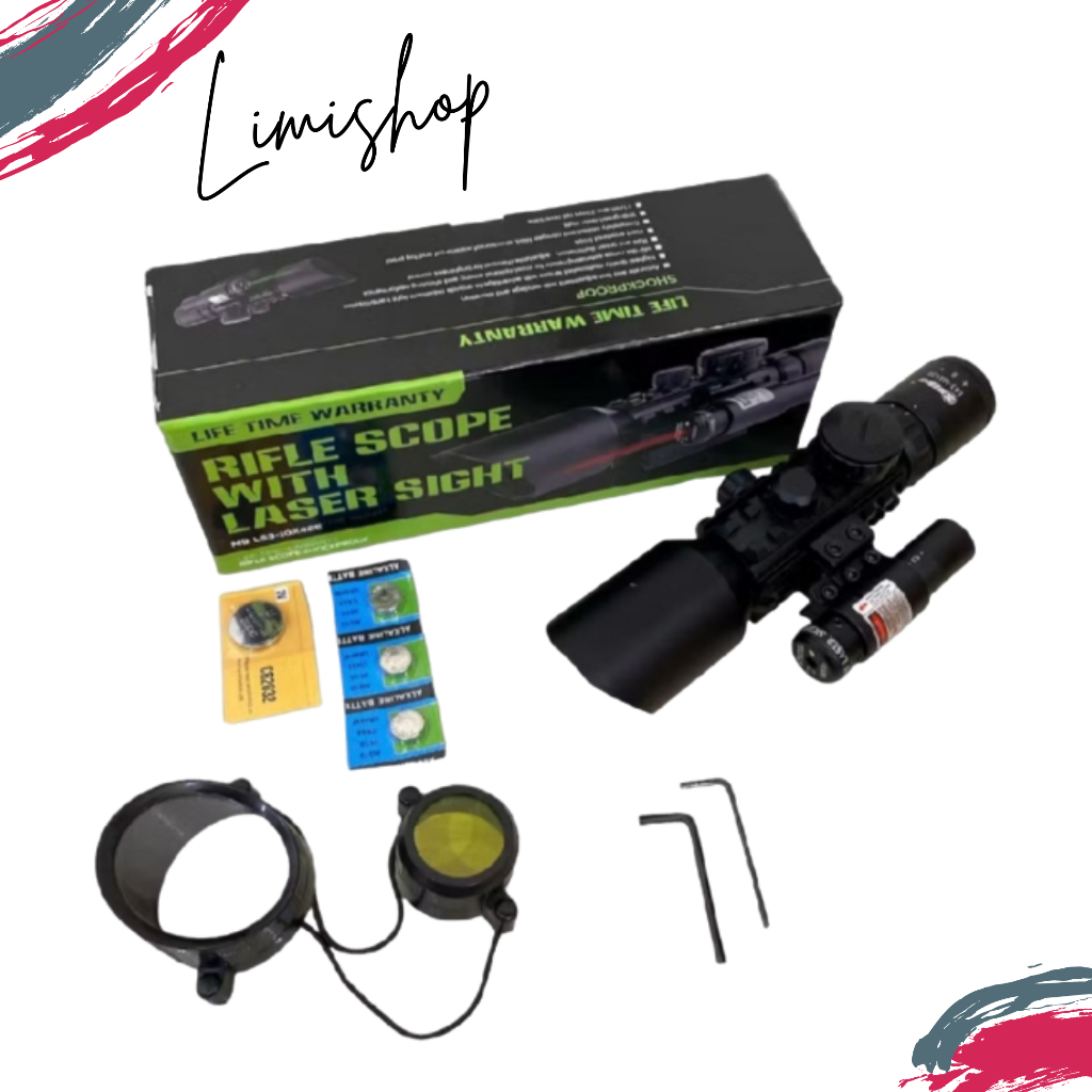 Teleskop / Telescope dan Laser M9 LS3-10X42E