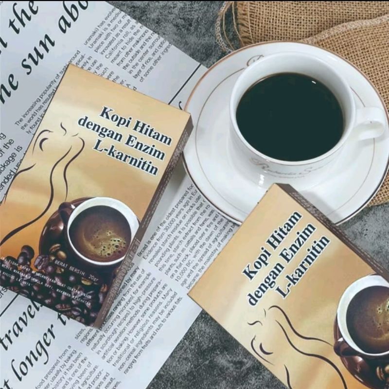 

kopi hitam bubuk l karnitin bebas gula dengan enzim