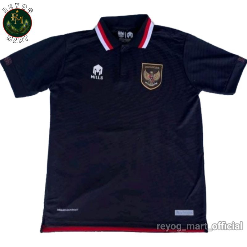 JERSEY TIMNAS INDONESIA 3RD 2023 2024 HITAM MILLS