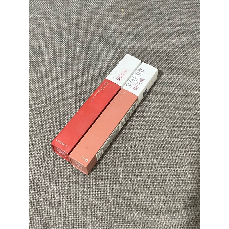 maybelline superstay matte ink 65 & 205