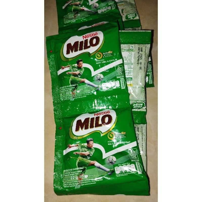 

MILO AKTIF GO susu Coklat 22 gram 1renceng 10sachet