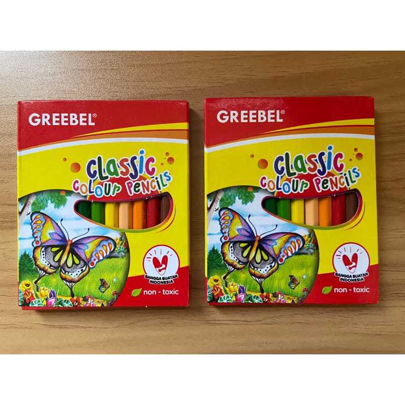 

PENSIL WARNA GREEBEL 12 WARNA | CLASSIC COLOUR PENSIL GREEBEL