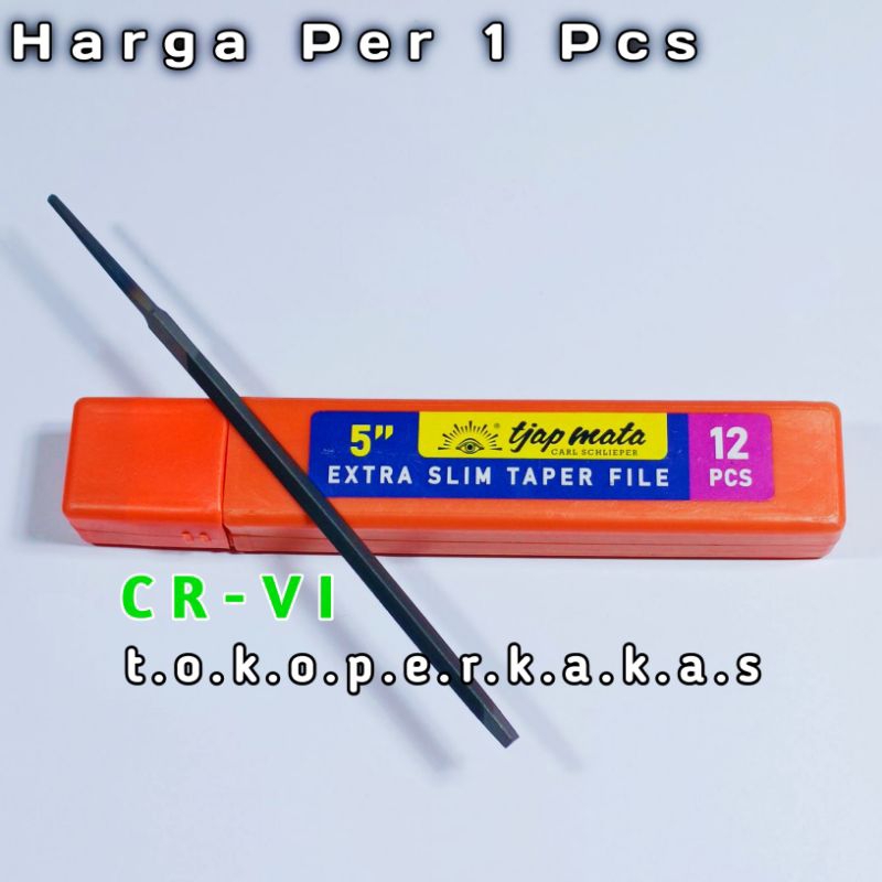 Kikir Tjap Mata 3 inch / 4 inch / 5 inch Kikir Segitiga Kikir Pengasah Gergaji Original