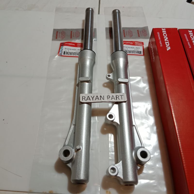 Sokk depan komplit shock tabung Beat karbu lama Beat karbu lama Beat karbu sepasang